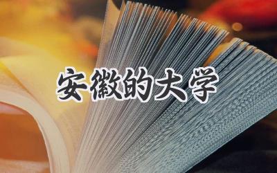 安徽的大学