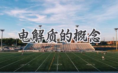 电解质的概念