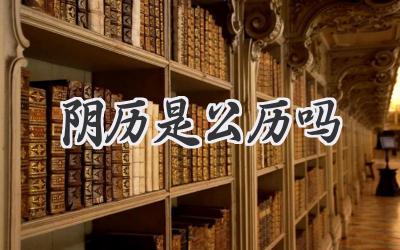 阴历是公历吗