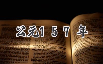 公元157年