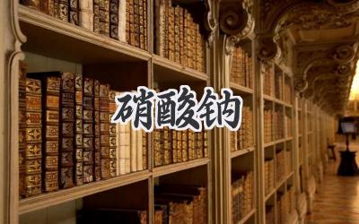 硝酸钠