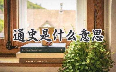 通史是什么意思