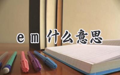 em什么意思