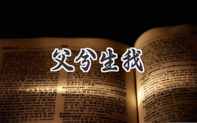 父兮生我