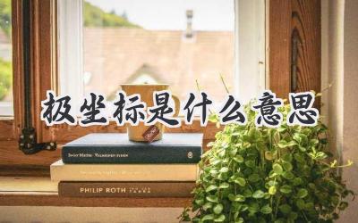 极坐标是什么意思