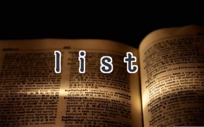 list