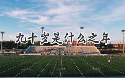 九十岁是什么之年
