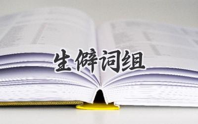 生僻词组