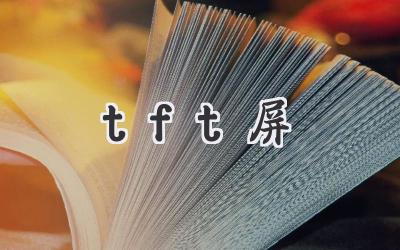 tft屏