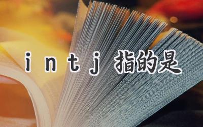 intj指的是