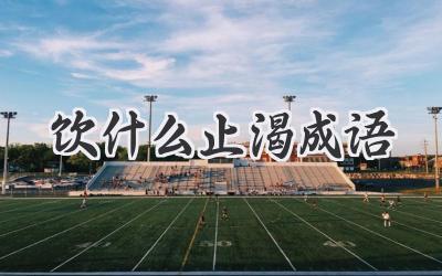 饮什么止渴成语