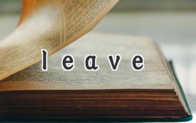 leave