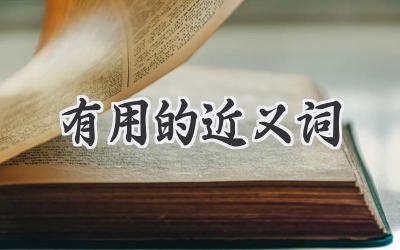 有用的近义词