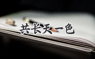 共长天一色