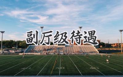 副厅级待遇