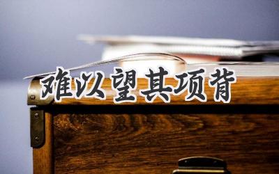 难以望其项背