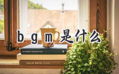 bgm是什么