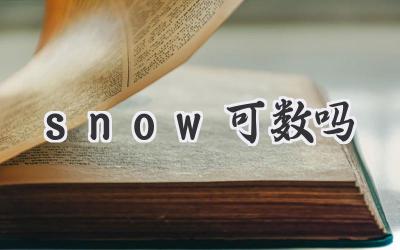 snow可数吗