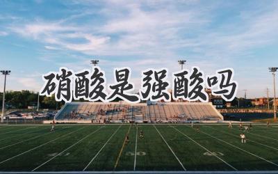 硝酸是强酸吗