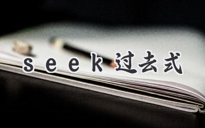 seek过去式